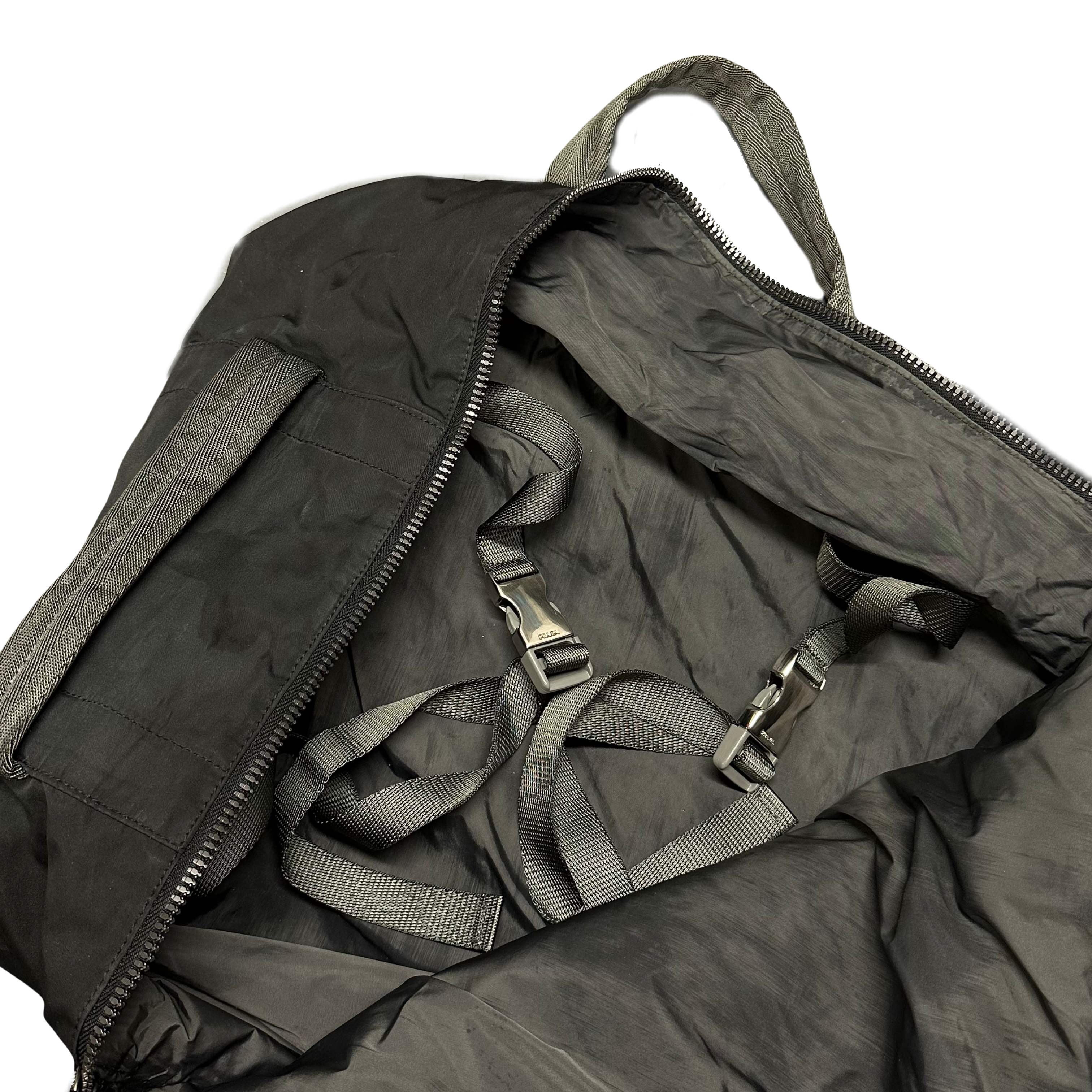 Prada Hold All Bag With Zippable Straps