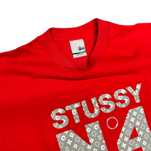 Stüssy No4 Louis Vuitton Parody T-Shirt ( M )