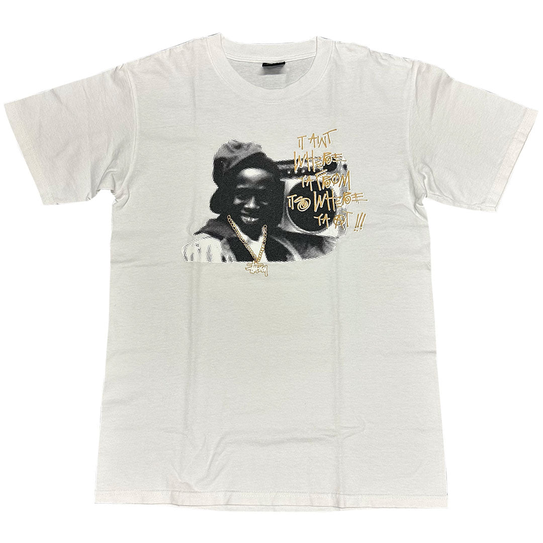 Stüssy ‘It Ain’t Where Ya From’ T-Shirt In White ( S )