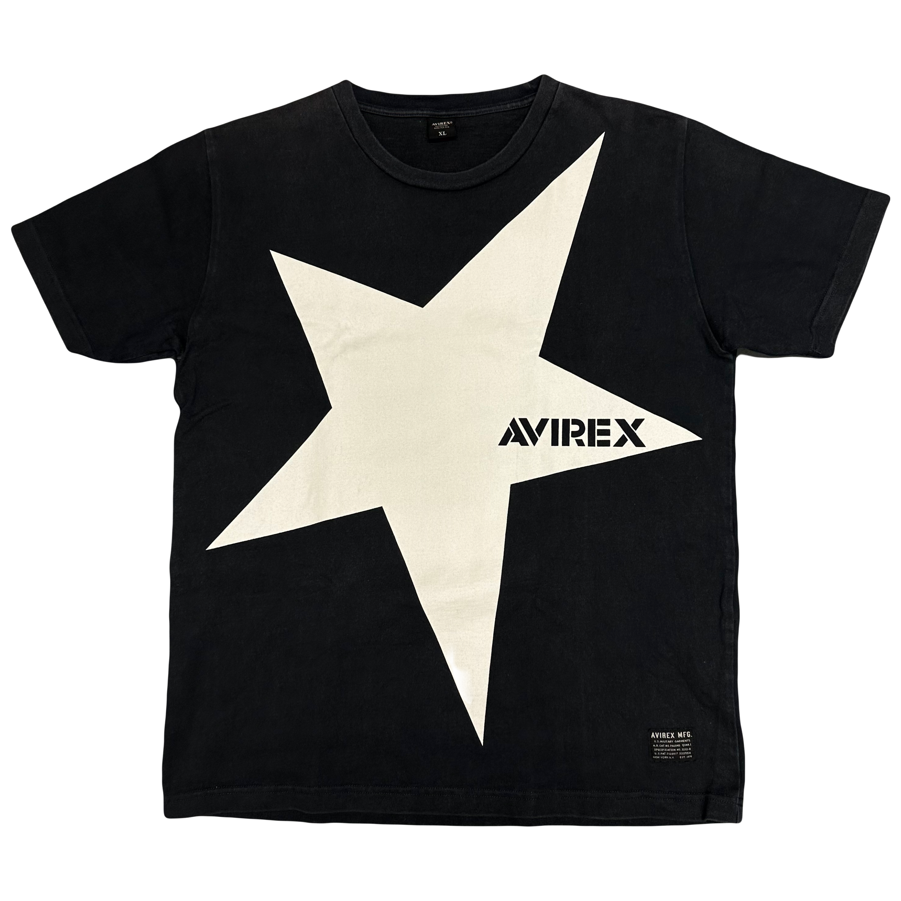 Avirex Star T-Shirt In Black ( XL )