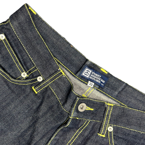 Stüssy Spellout Jorts With Yellow Print ( W30 )
