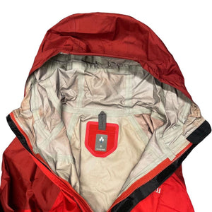 Montbell Waterproof Windbreaker Jacket In Red ( S )
