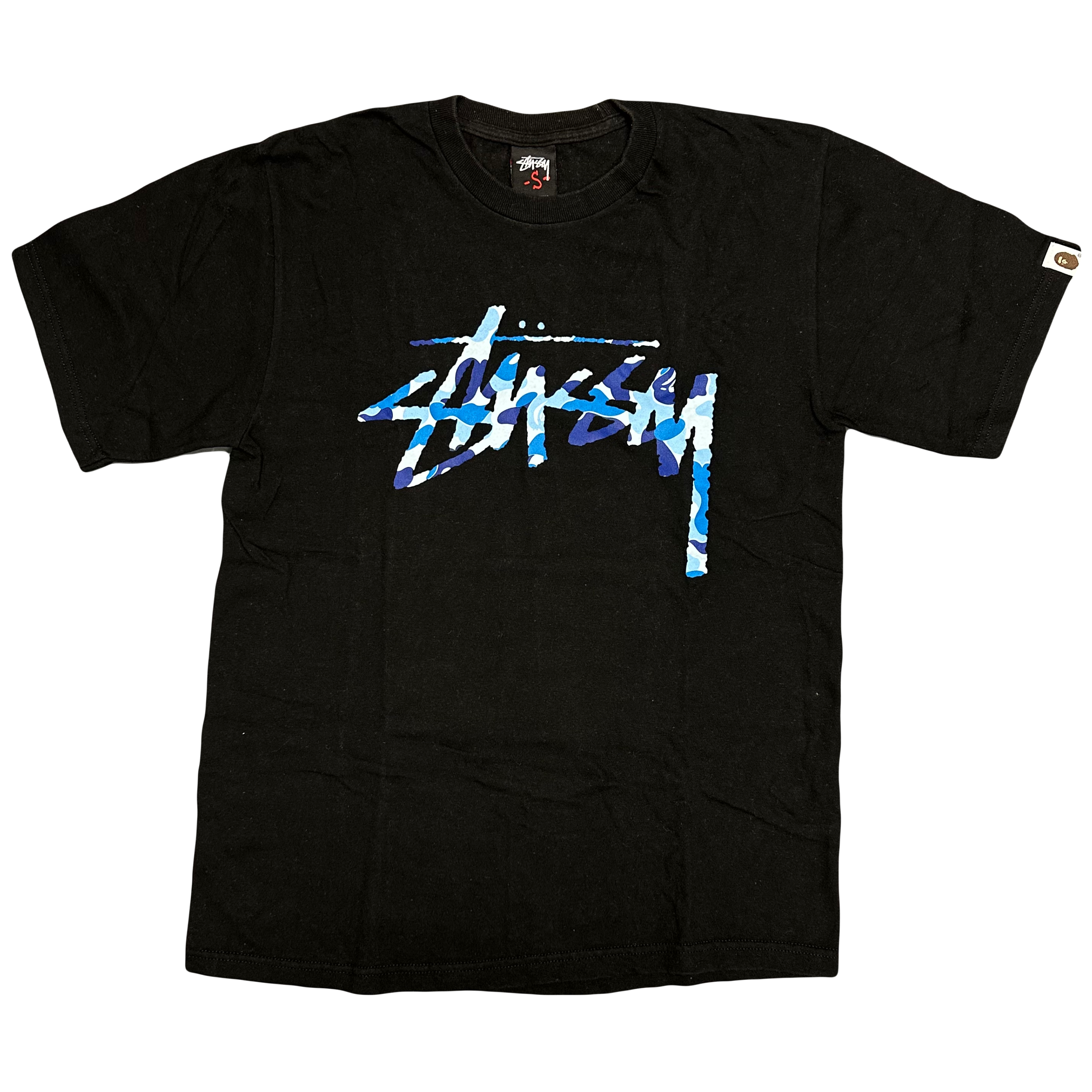 Stüssy X Bape T-Shirt In Black ( S )