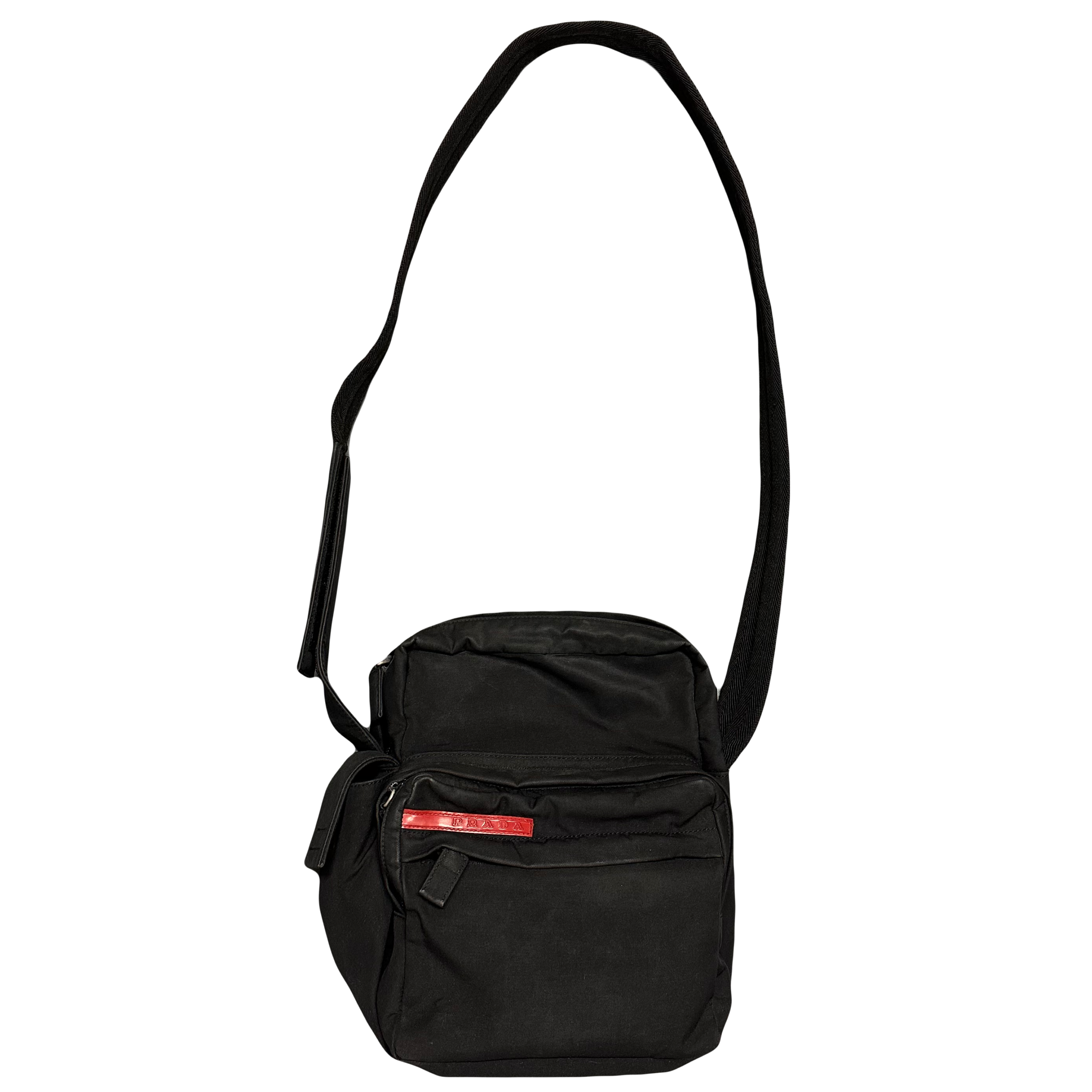 Prada Side Bag In Black
