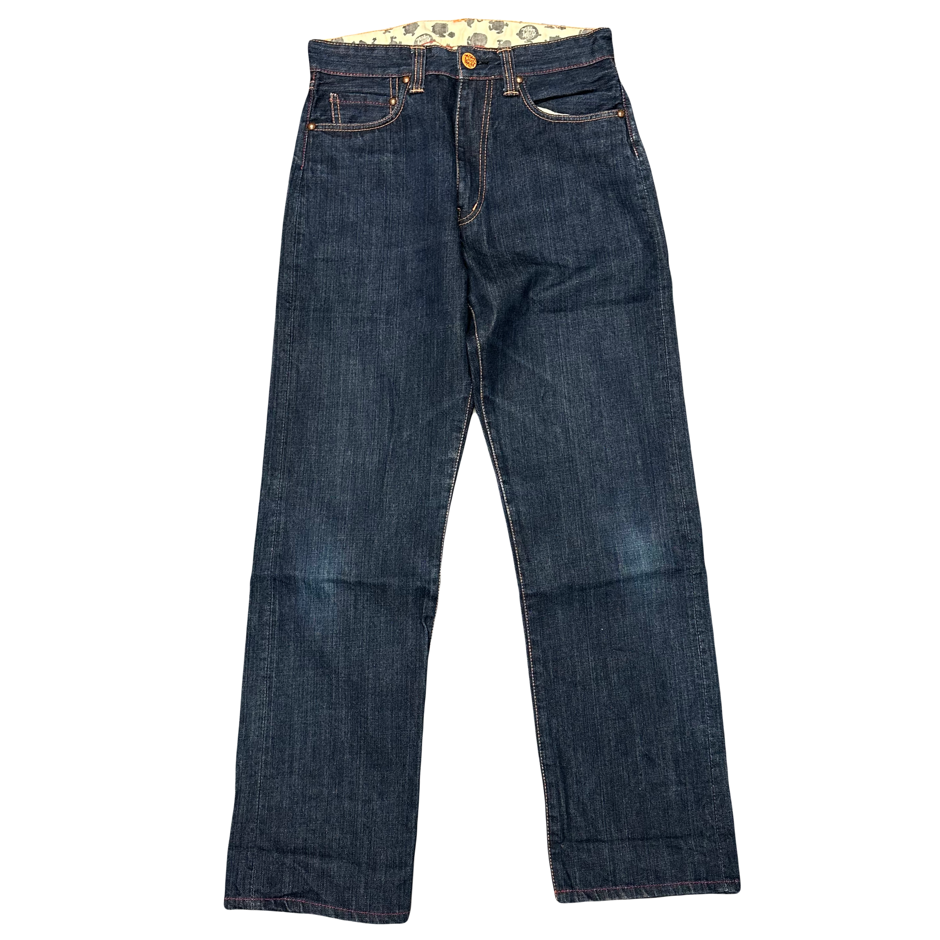 Mr Happy Printed Jeans ( W31 )