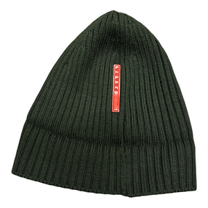 Prada Sport Beanie In Khaki Green ( 50 )
