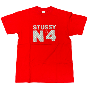 Stüssy No4 Louis Vuitton Parody T-Shirt ( M )