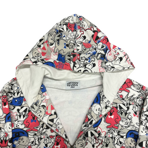 Stüssy Monogram Cartoon Hoodie ( L )