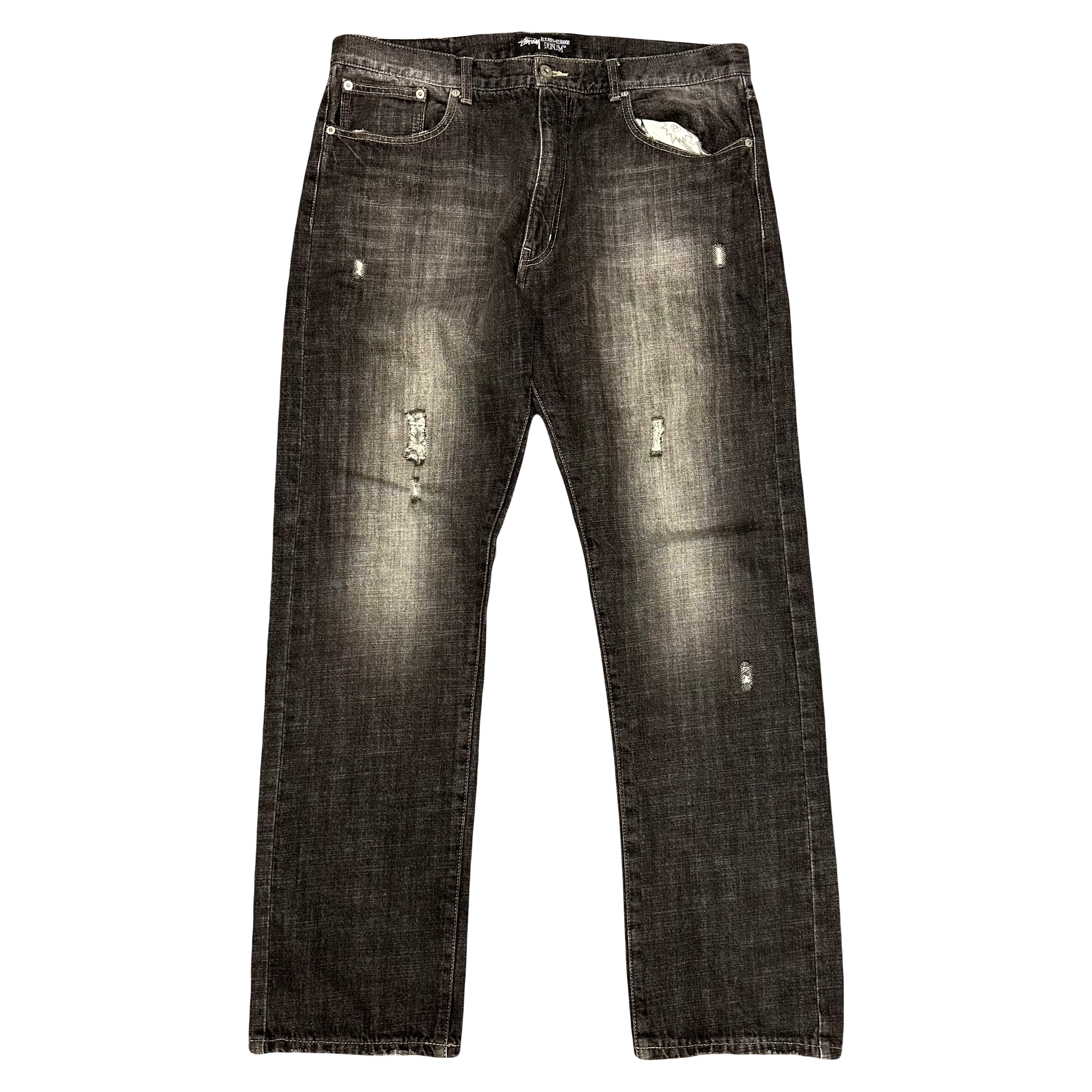 Stüssy Spellout Jeans In Grey ( W36 )