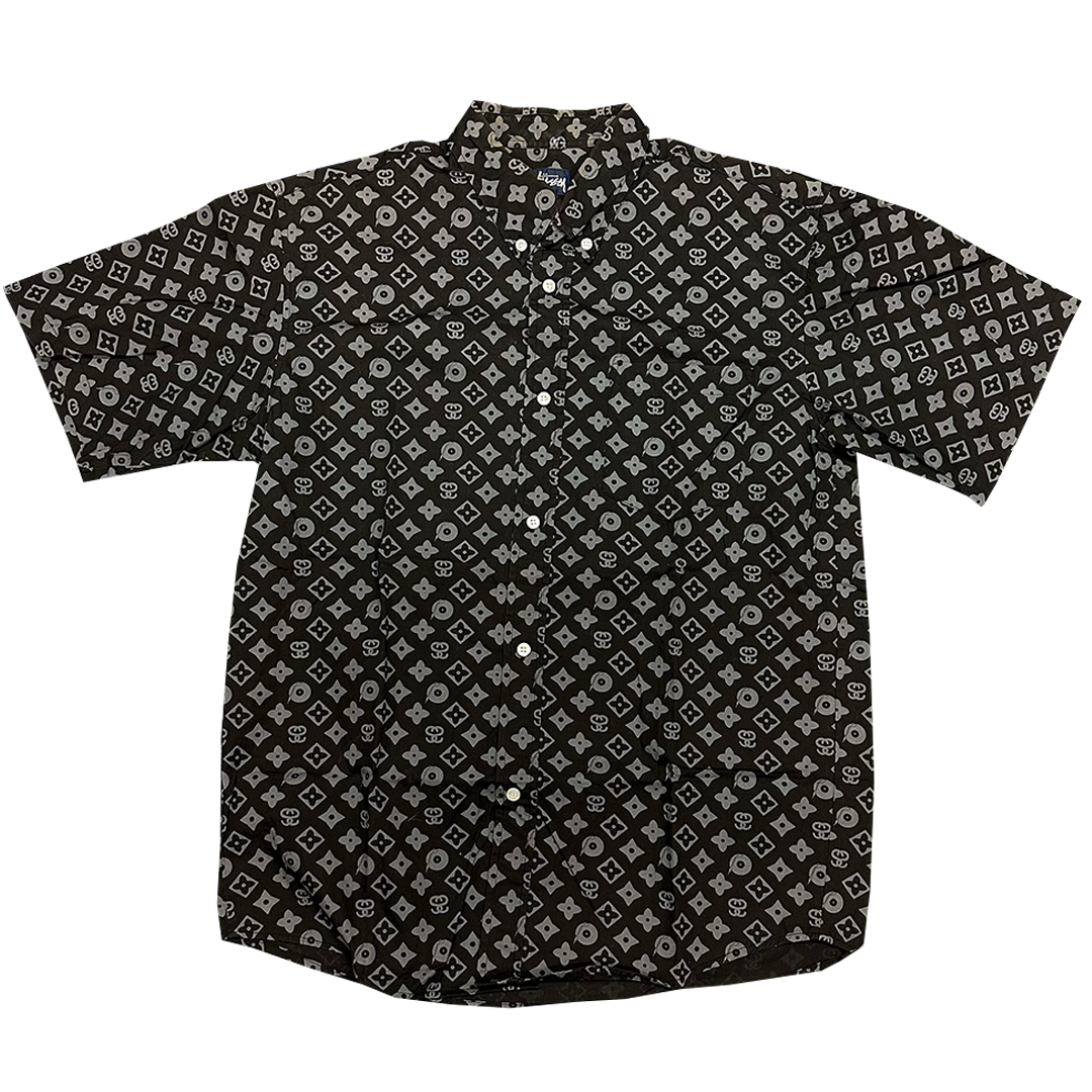 Stüssy Monogram Louis Vuitton Parody Shirt In Black ( M )