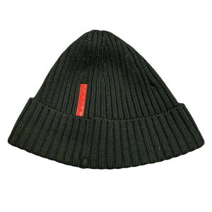 Prada Sport Beanie In Khaki Green ( 50 )