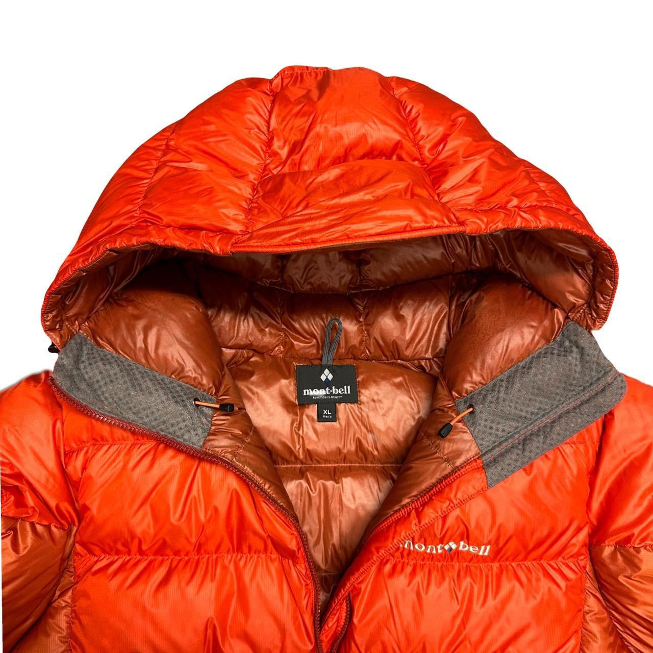 Montbell Two Tone Down Puffer Jacket In Red ( XL )