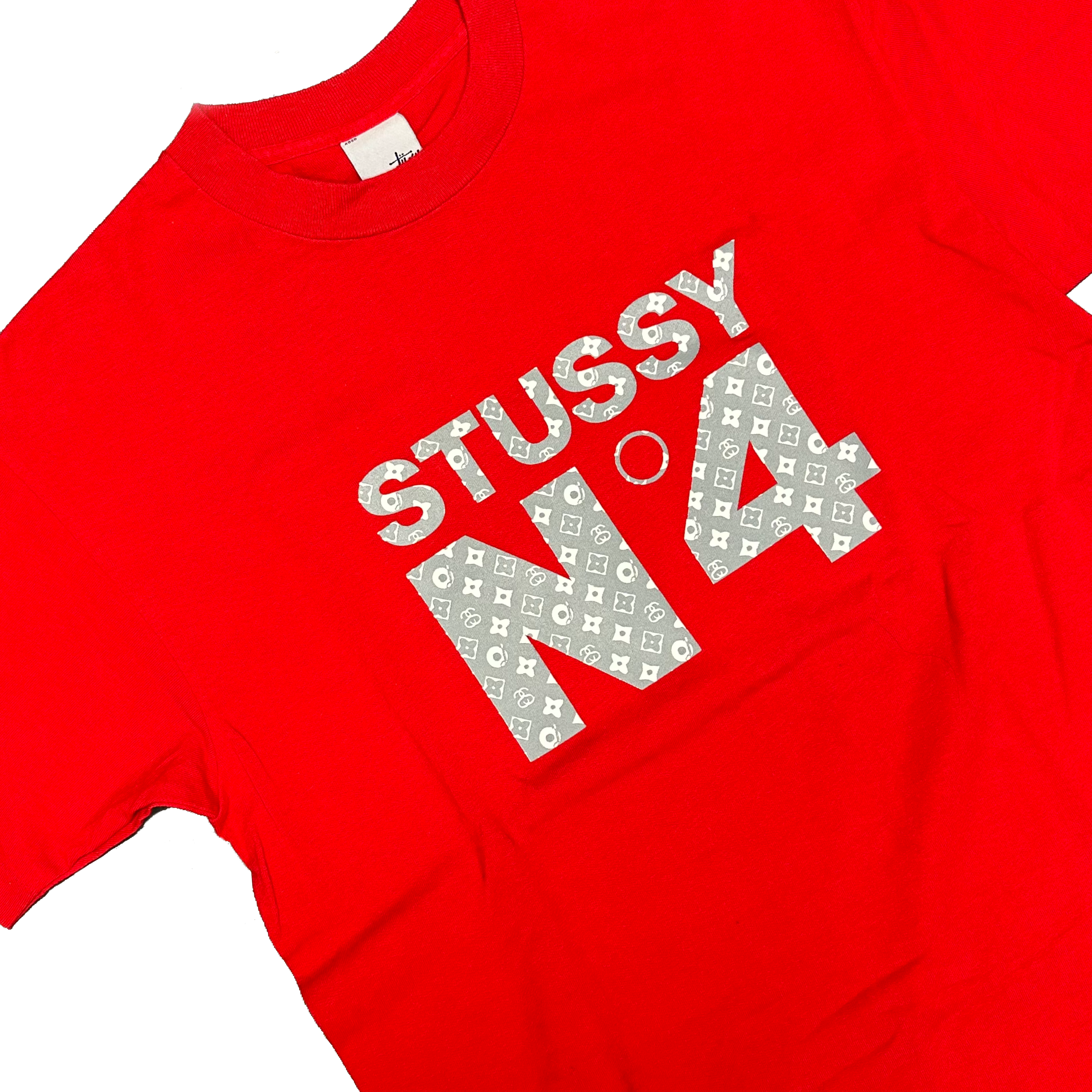 Stüssy No4 Louis Vuitton Parody T-Shirt ( M )