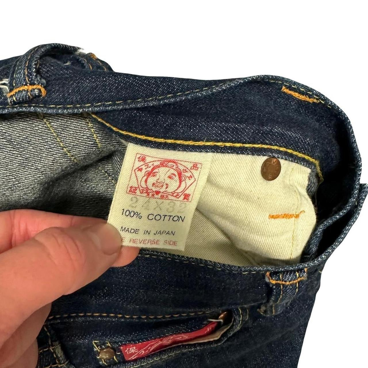 Evisu Selvedge Jeans With White Daicock ( W24 )