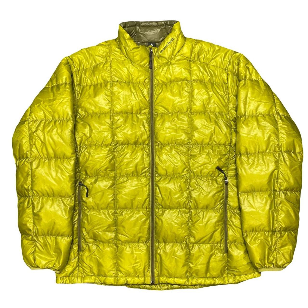 Montbell Square Stitch Down Puffer Jacket In Yellow ( XL )