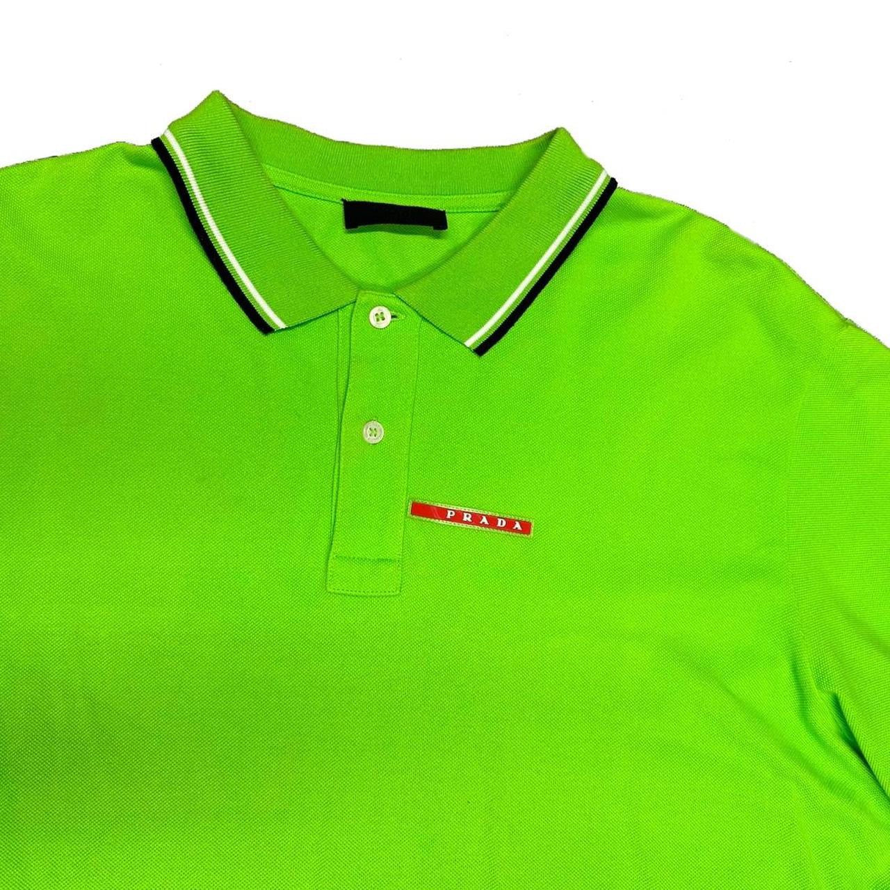 Prada Polo In Lime Green ( XXXL )