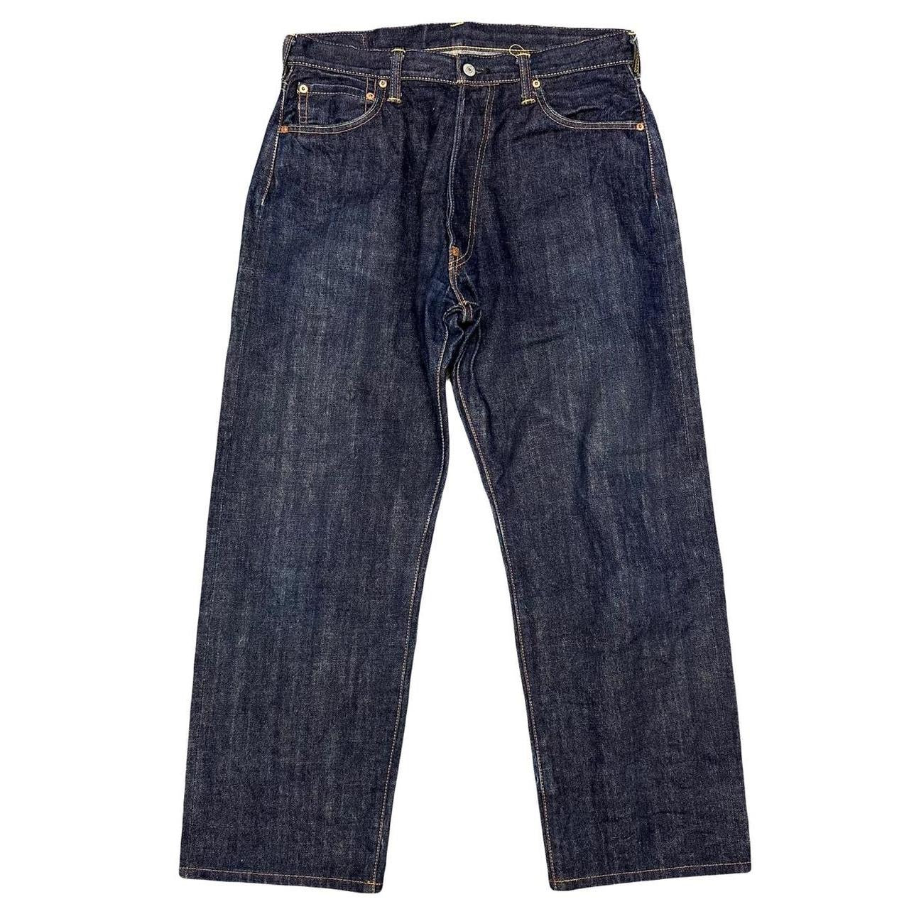 Evisu Selvedge Jeans With Mighty Evisu Daicock ( W34 )