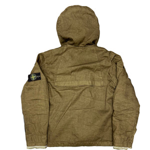ARCHIVE A/W 2005 Stone Island Khaki Jacket With Green Liner ( L )