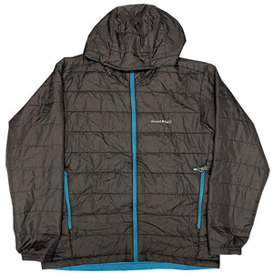 Montbell Reversible Down Puffer Jacket In Black & Blue ( M )