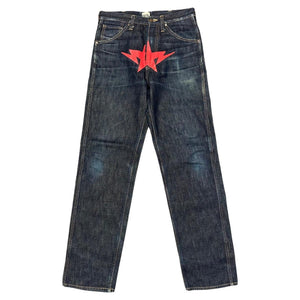 Bape Sta Jeans With Red Print ( M / W32 )