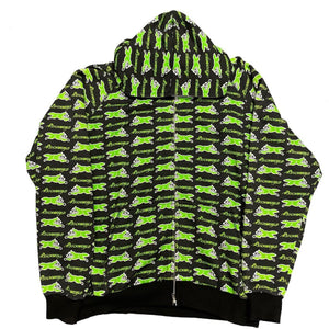 Icecream X Psychworld Monogram Running Dog Hoodie ( XL )