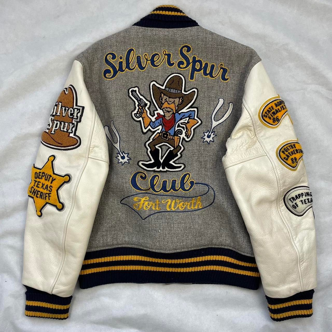 Whitesville Silver Spur Club Varsity Jacket ( 38 / M )