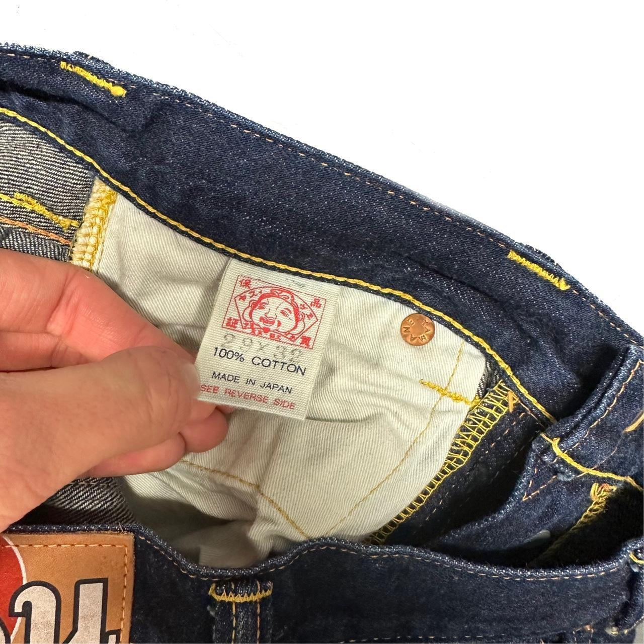 Evisu Selvedge Jeans With Woman Osaka Print ( W29 )