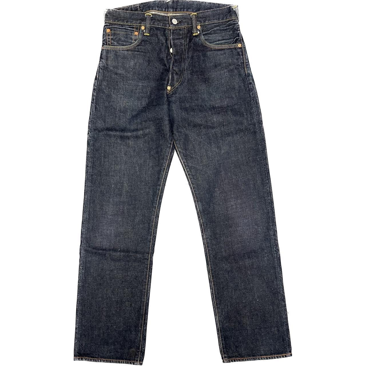 Evisu Selvedge Jeans With Yellow Daicock ( W31 )