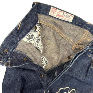 Evisu Selvedge Jeans With Embroidered Dragon ( W30 )