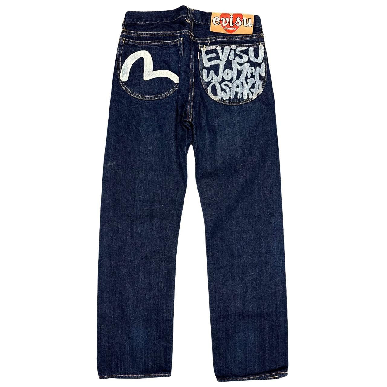 Evisu Selvedge Jeans With Woman Osaka Print ( W29 )
