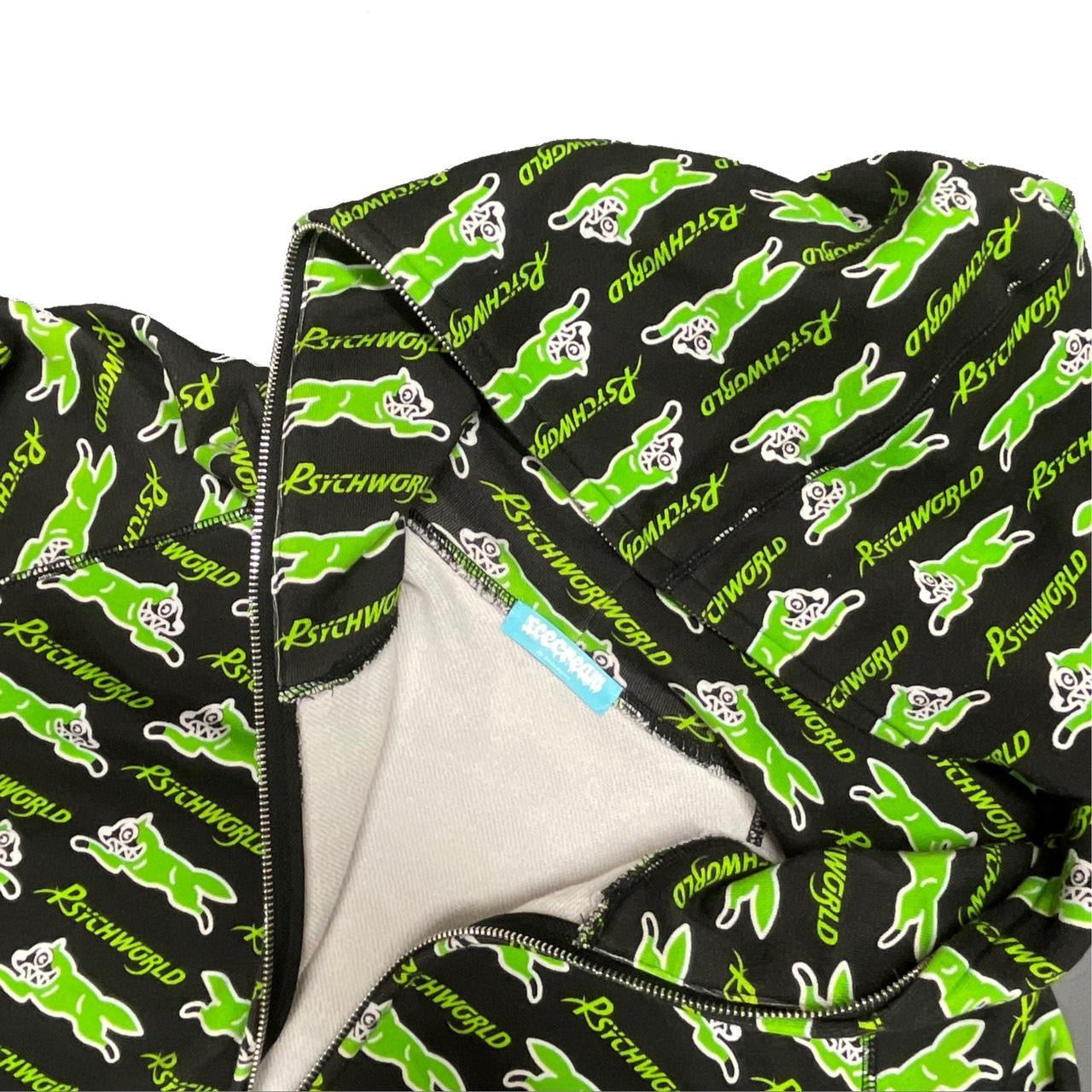 Icecream X Psychworld Monogram Running Dog Hoodie ( XL )