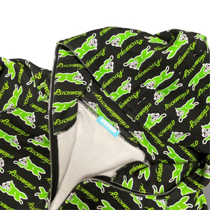 Icecream X Psychworld Monogram Running Dog Hoodie ( XL )