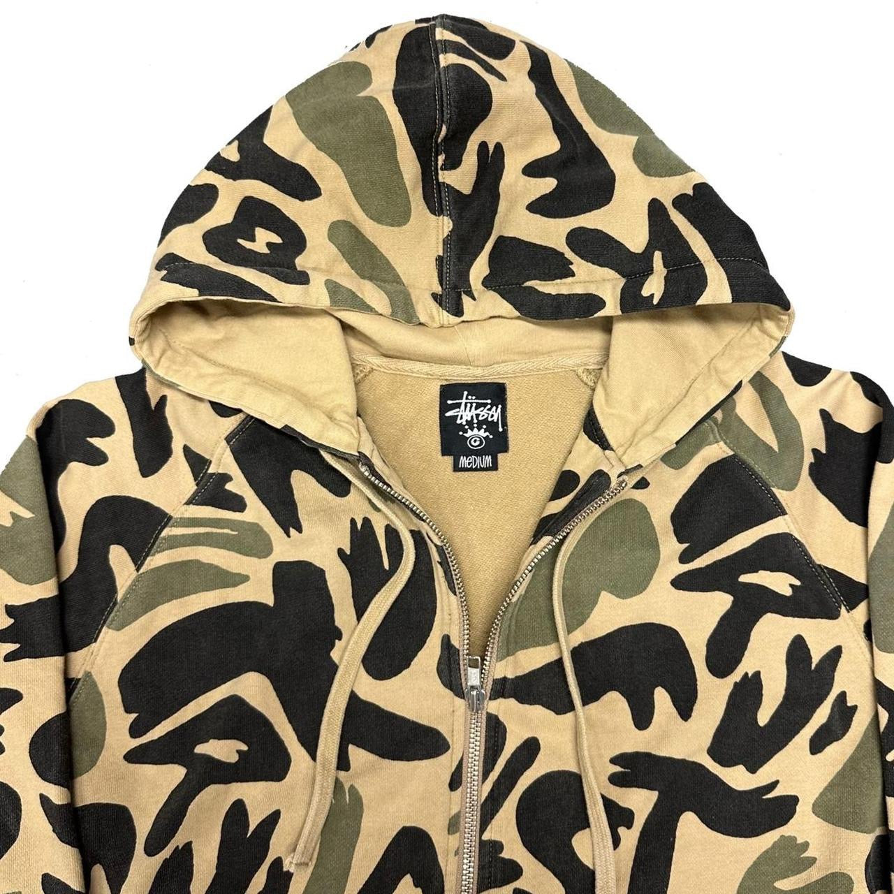 Stussy camo shop hoodie