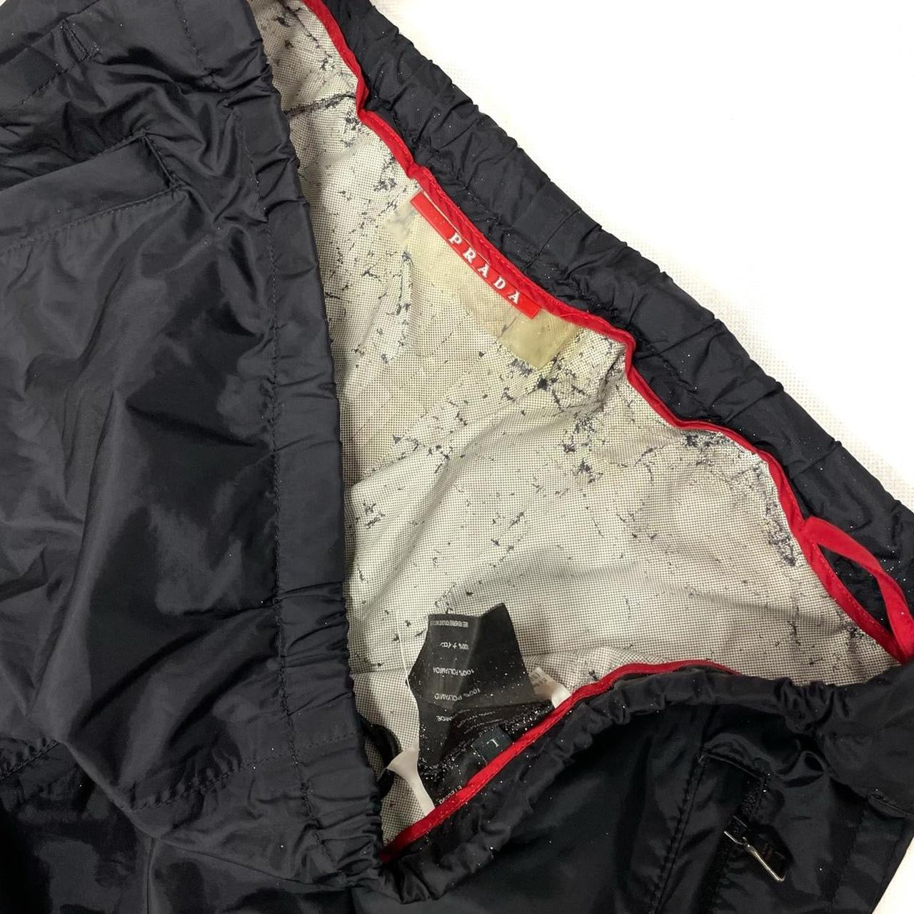 Prada Nylon Trousers Transformable Into Sidebag ( L )