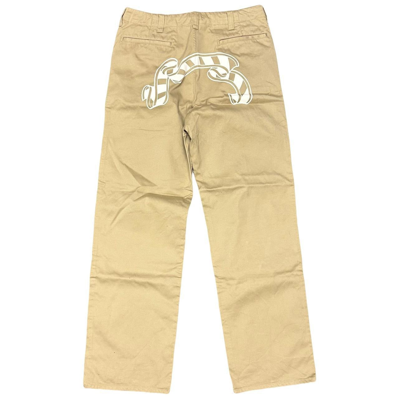 Bape Baby Milo Sad Face Beige Trousers ( M / W32 )