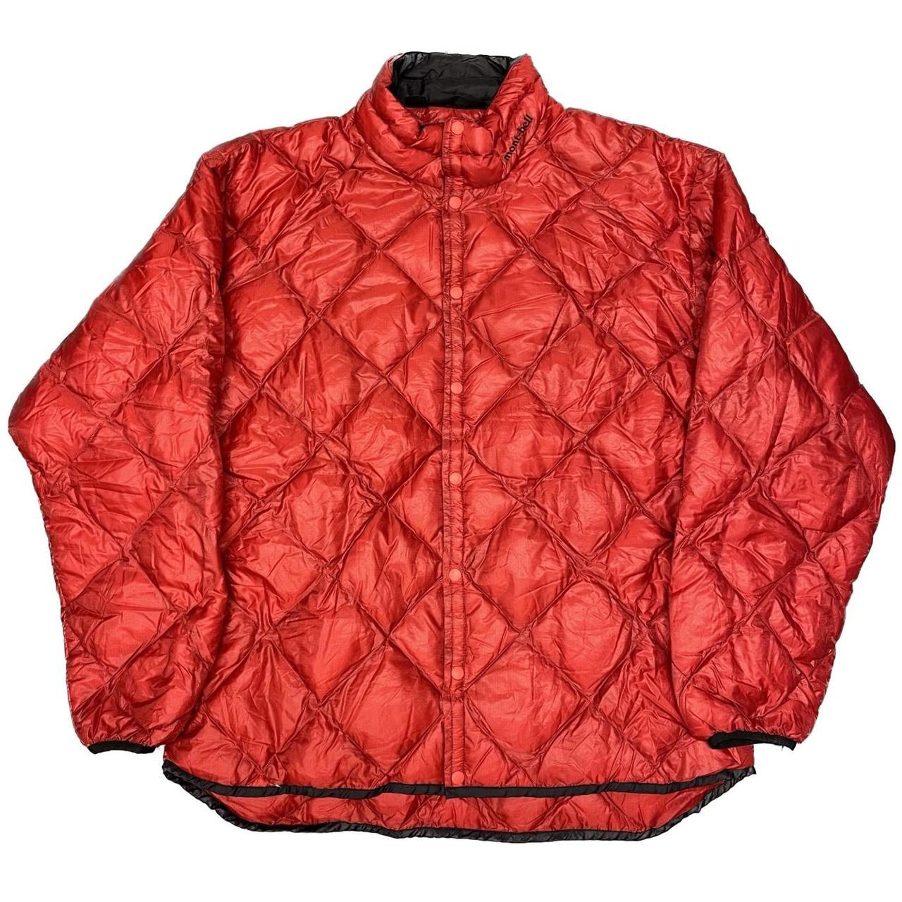 Montbell Diamond Stitch Down Jacket In Red ( XL )