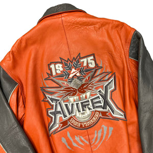 ARCHIVE Avirex Ice Tigers Leather Jacket ( XL )
