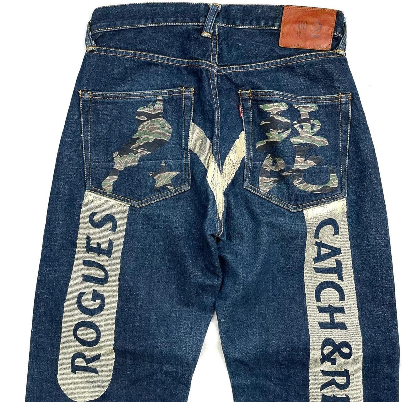 Evisu Selvedge Jeans With Catch & Release Daicock ( W31 )