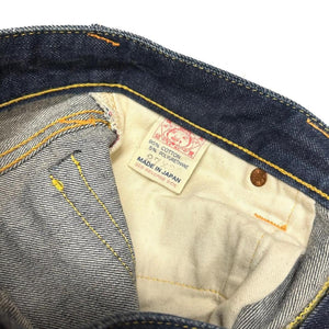 Evisu Donna Selvedge Jeans With Loveheart & Daicock Embroidery ( W27 )