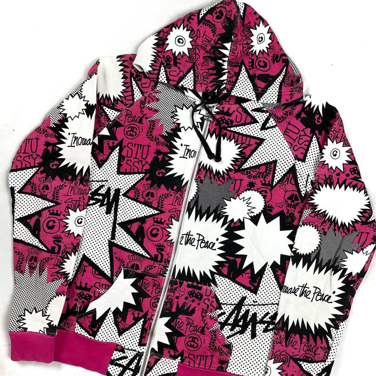 stussy monogram hoodie