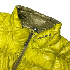 Montbell Square Stitch Down Puffer Jacket In Yellow ( XL )