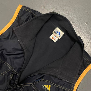 Adidas Technical Gilet In Navy & Yellow ( L )