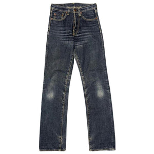 Evisu Selvedge Jeans With Loveheart & Daicock Embroidery ( W27 )