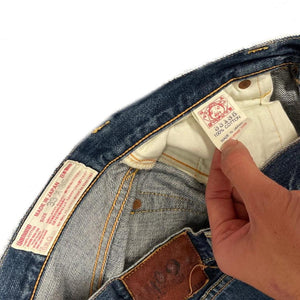Evisu Selvedge Jeans With White Daicock ( W33 )