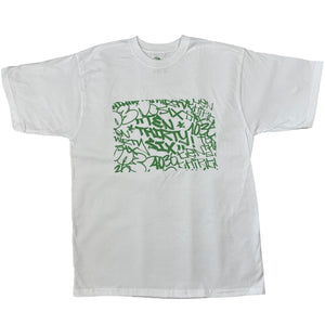 1036 Bomb Tee In White & Green ( 2021 )