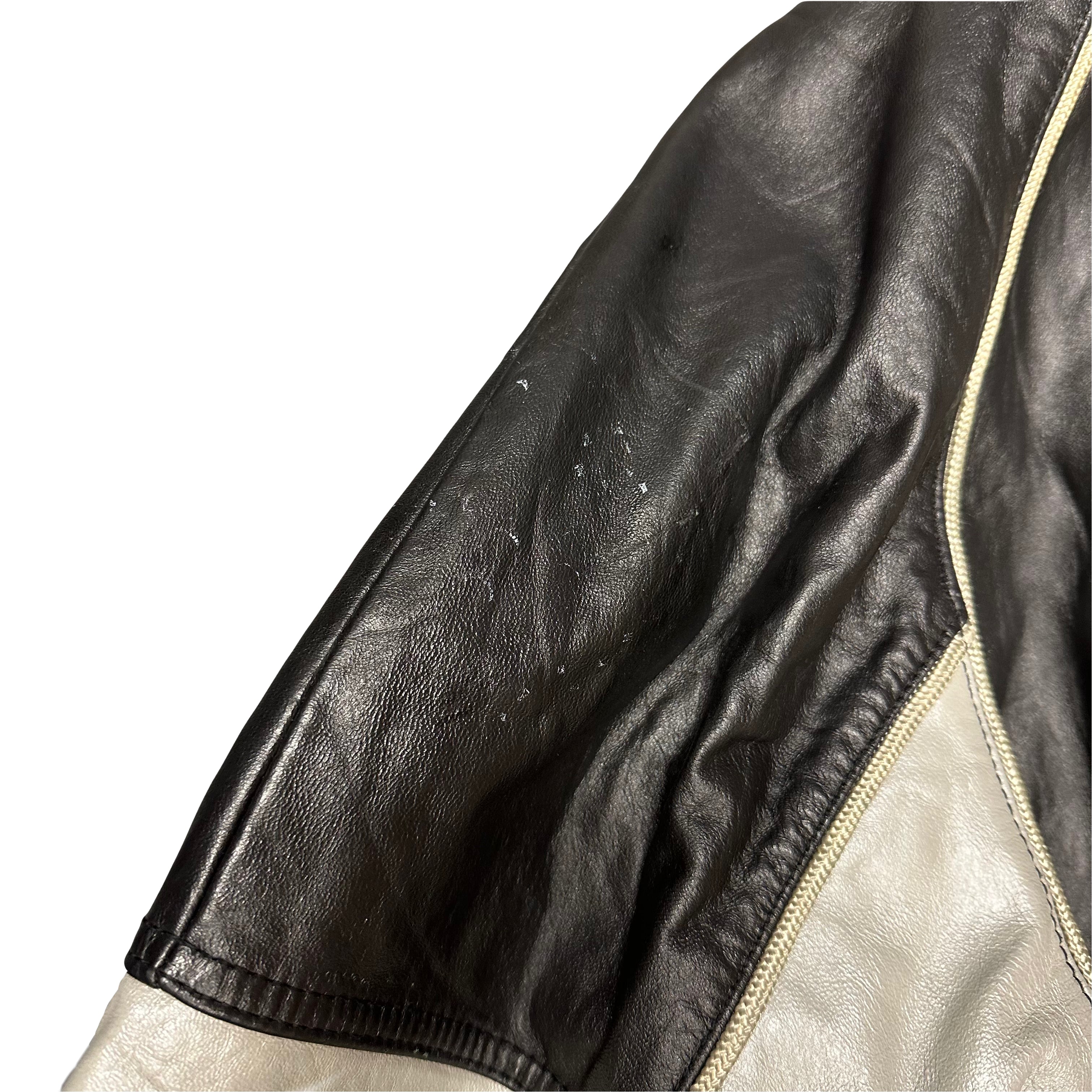 ARCHIVE Avirex Dragon Leather Jacket ( XL )