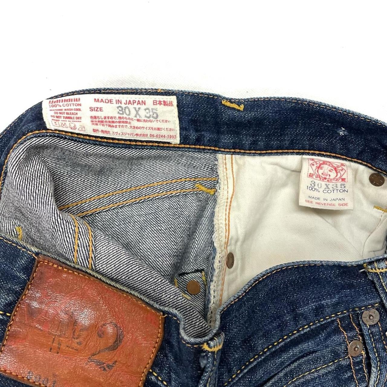 Evisu Selvedge Jeans With White Daicock ( W30 )