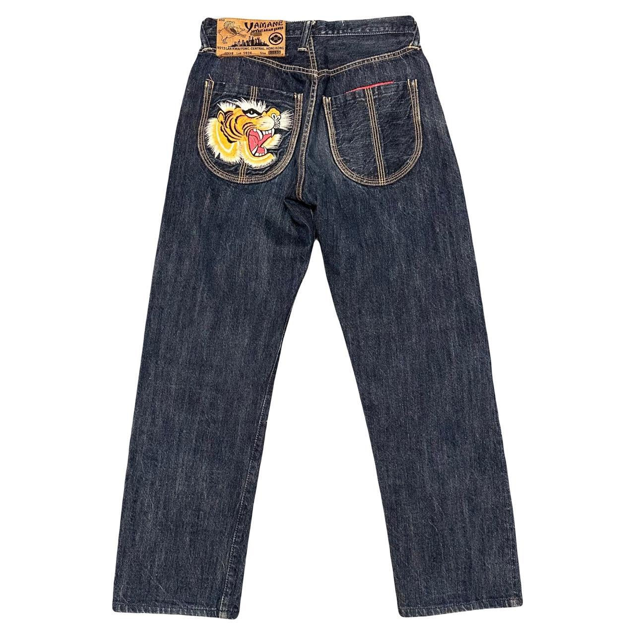 Evisu Selvedge Jeans With Embroidered Dragon ( W30 )