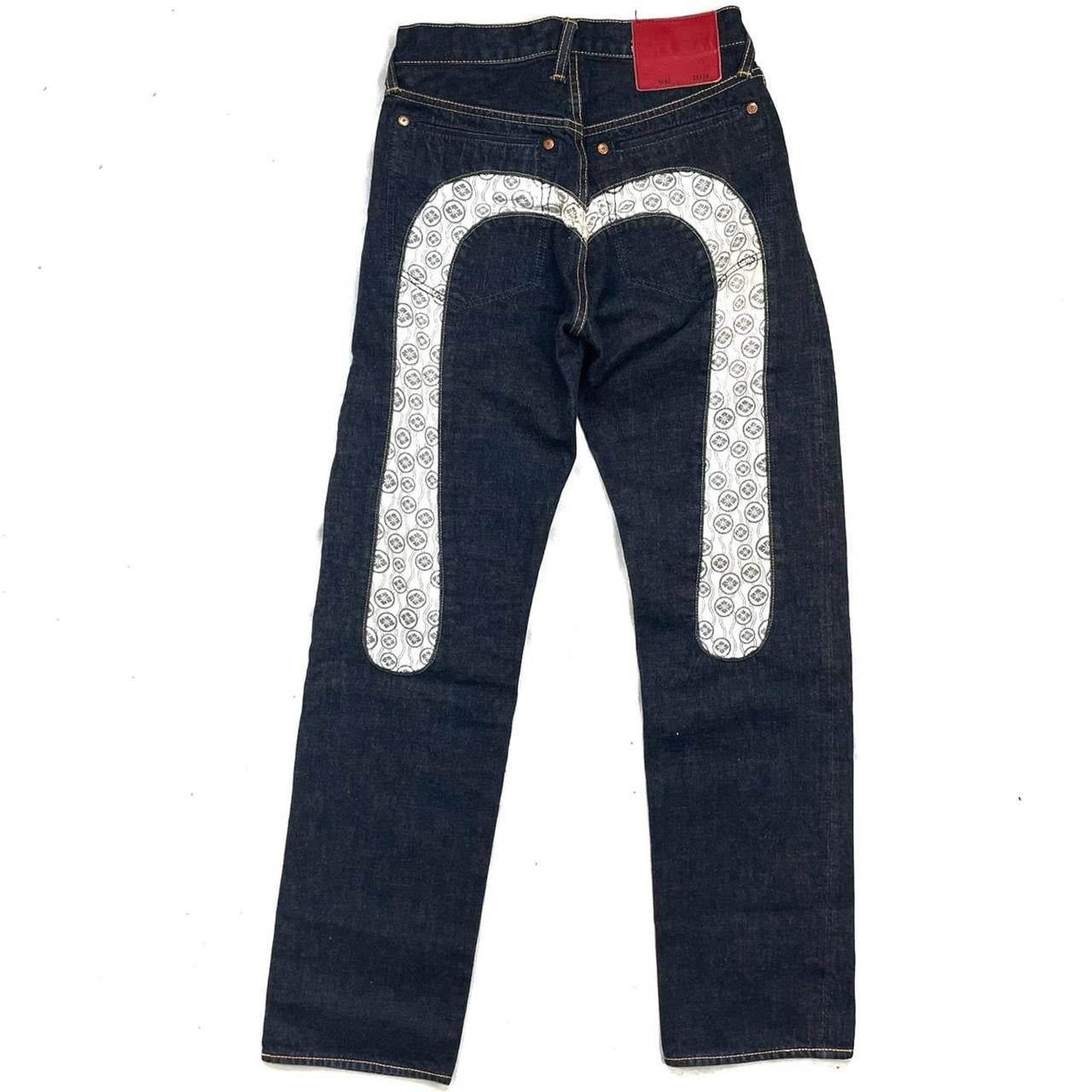 Evisu Selvedge Jeans With Monogram Fabric Daicock ( W28 )