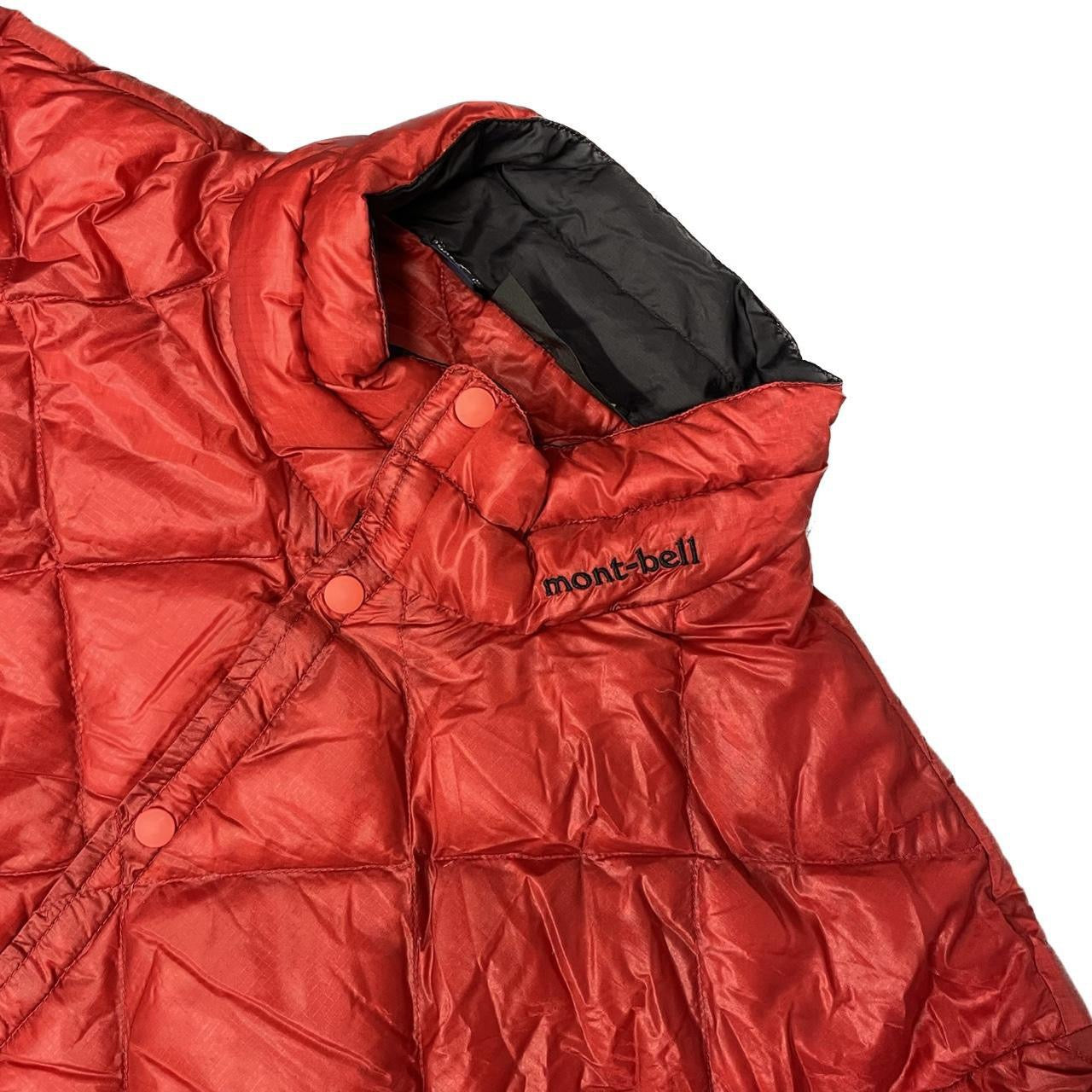 Montbell Diamond Stitch Down Jacket In Red ( XL )